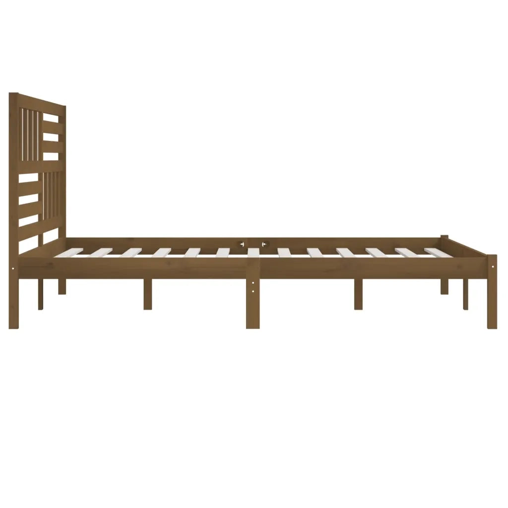 Giroletto senza Materasso Ambra in Legno di Pino 200x200 cm 3101046