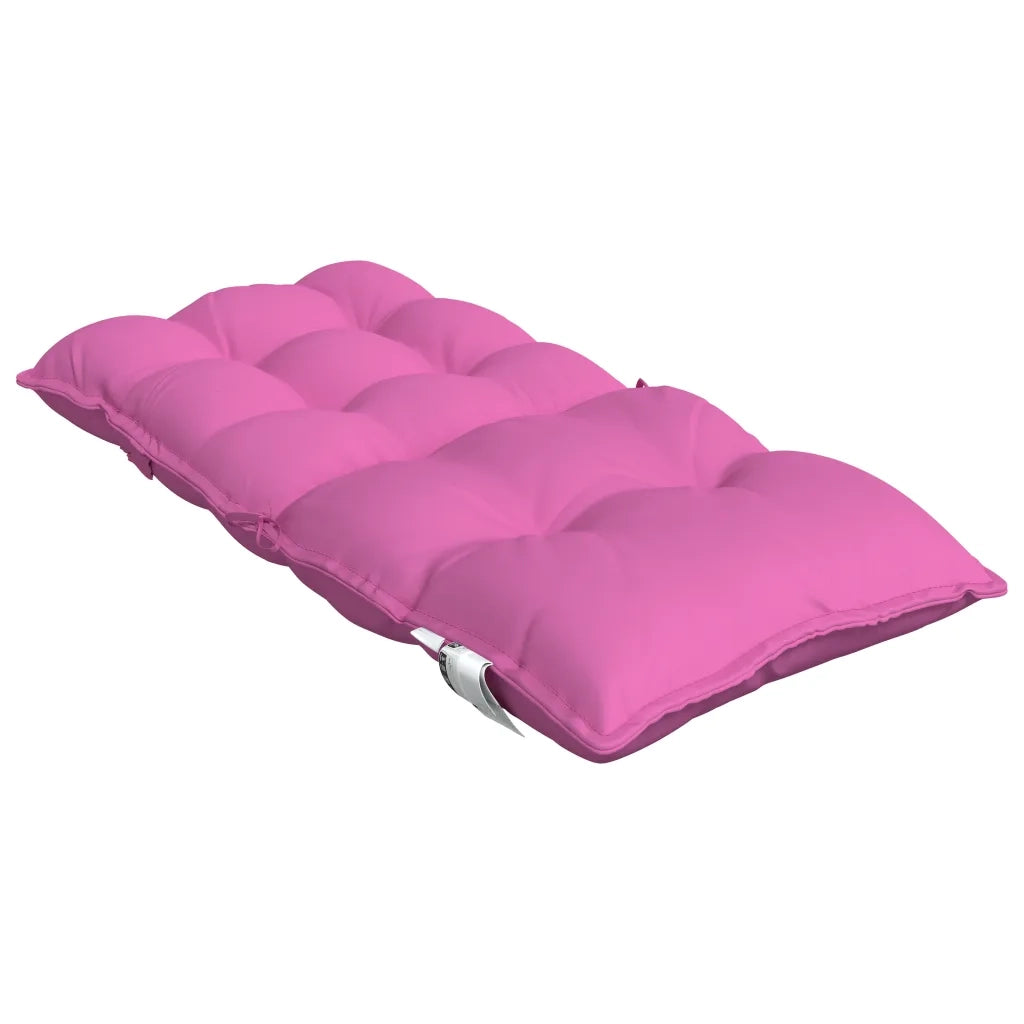 Cuscini per Sedia Schienale Basso 4 pz | Cuscini per sedie Rosa in Tessuto Oxford