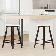 Sedie da pranzo 2 pcs Marrone Chiaro 46 x 37 x 63 cm