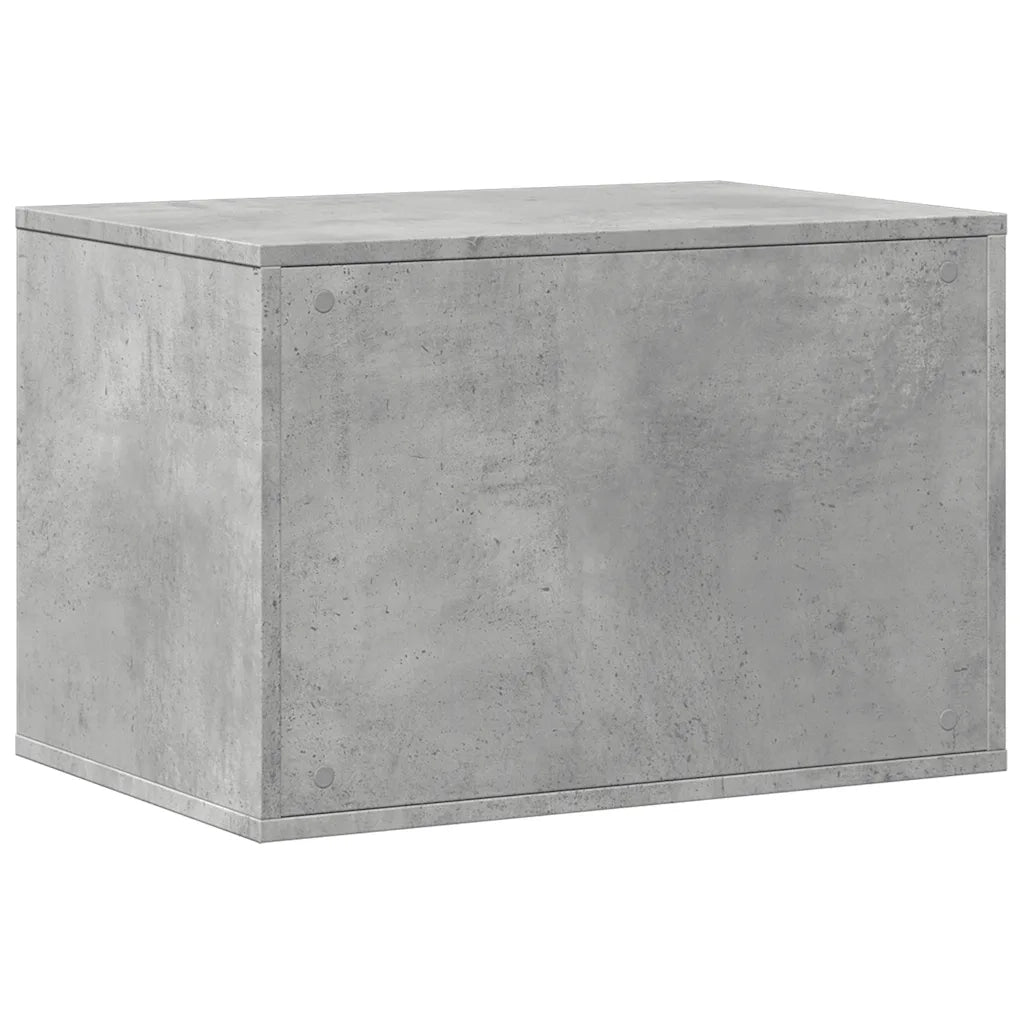 Recinto Lettiera Gatti Grigio Cemento 60x40x40 cm in Truciolato