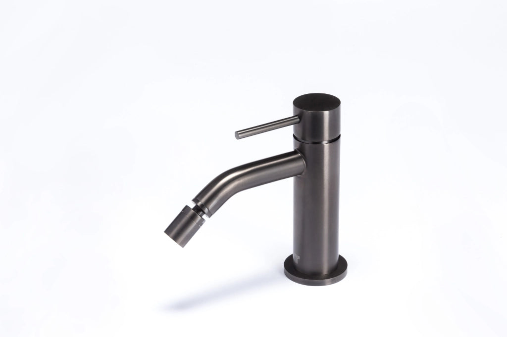 Rubinetto Miscelatore Monocomando per Bidet Nero Tevere