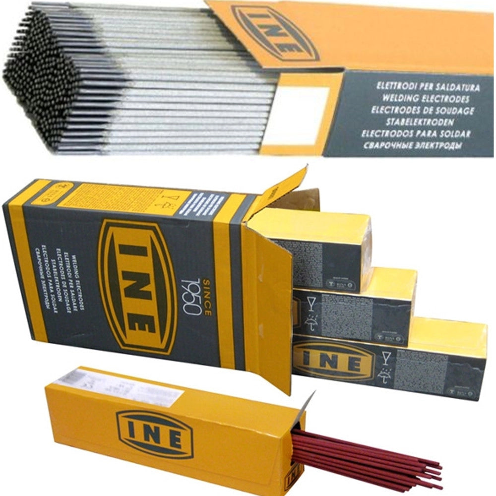 Trade Shop - Elettrodi Per Ferro E Acciaio Ine 48a 300 Mm X D. 2,5 Mm Confezione Da 230 Pz -
