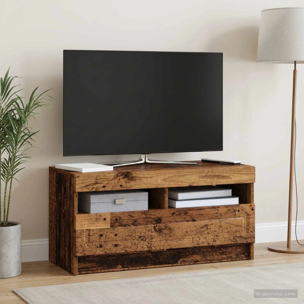 Mobile TV LED Legno antico Legno ingegnerizzato 897883