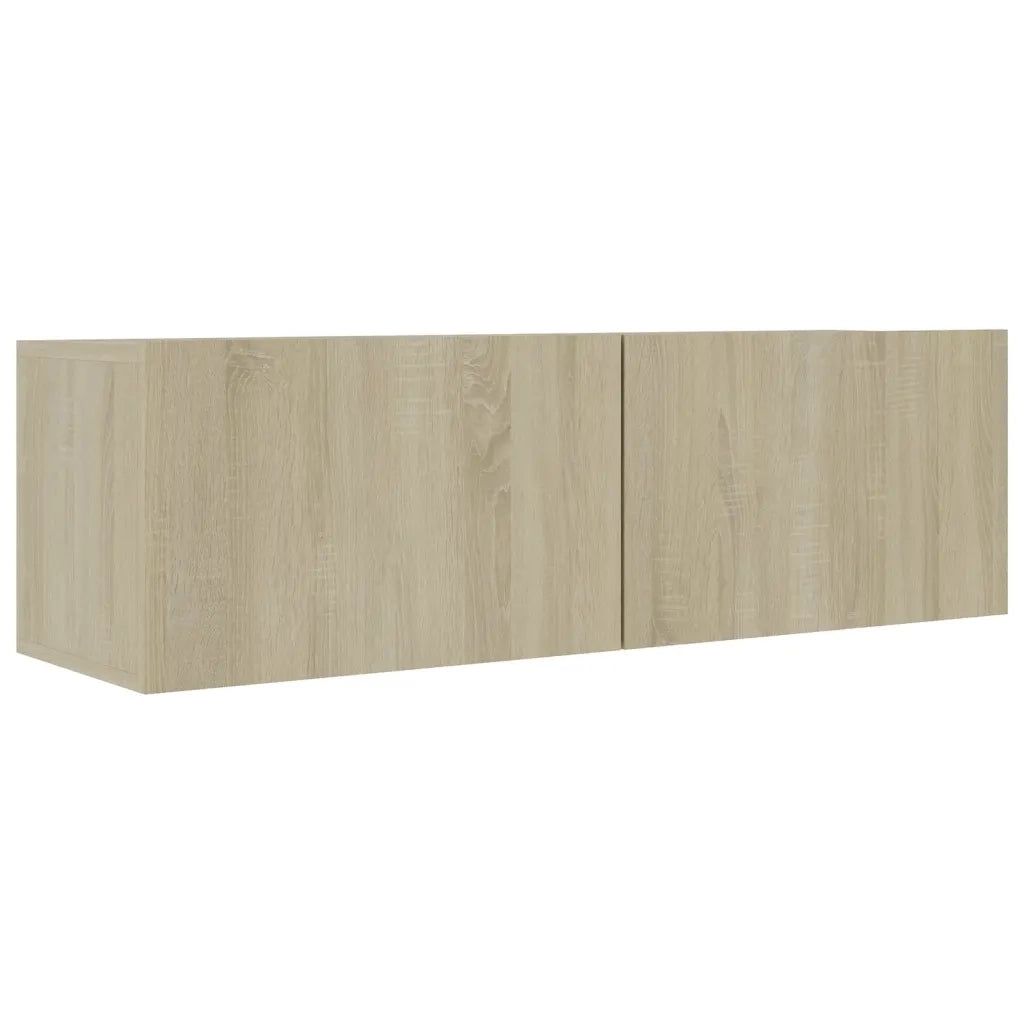 Set di Mobili Porta TV 4 pz-Credenza per TV Rovere Sonoma in Legno Multistrato 356597