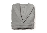 Accappatoio Con Cappuccio E Tasche In Spugna Mod. Joy Tinta Unita Carbonio - L-XL - Carbonio