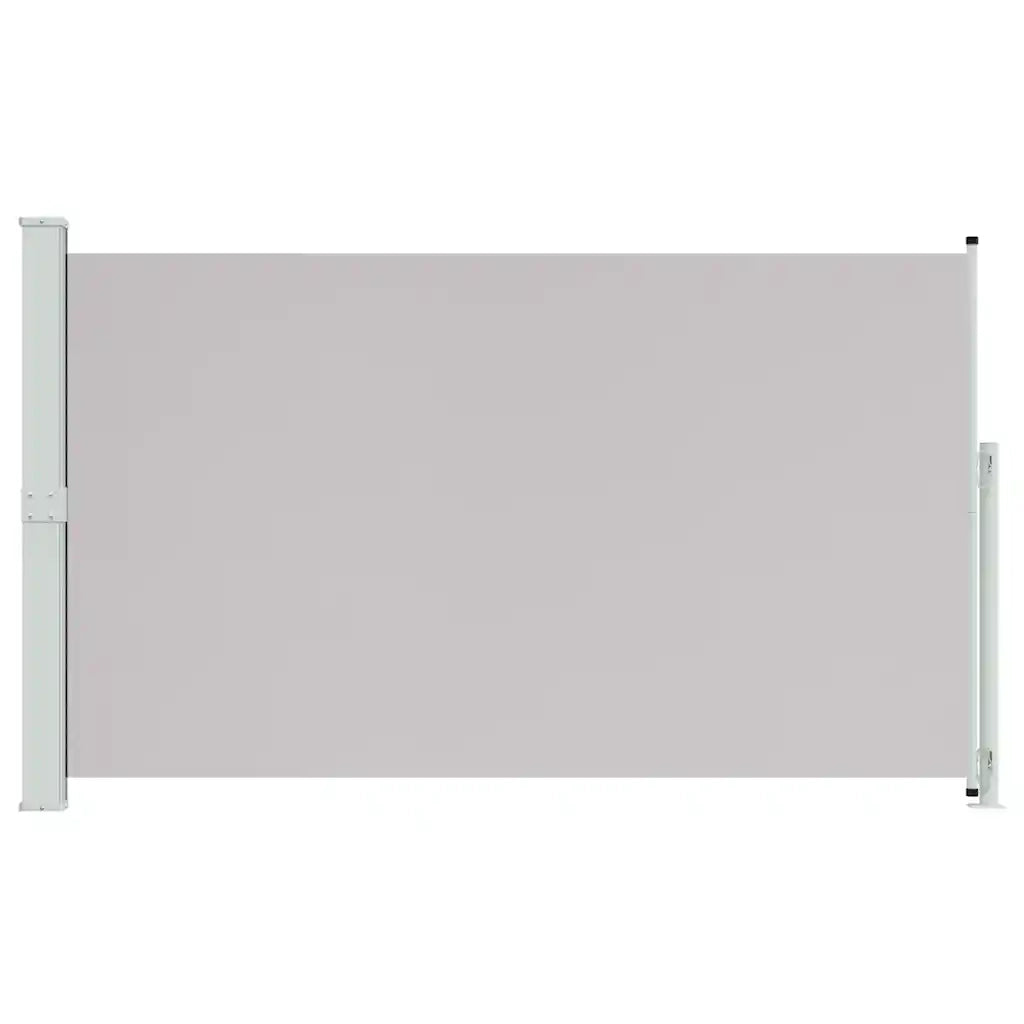 Tenda Laterale Retrattile per Patio 180x314 cm Grigia 313401