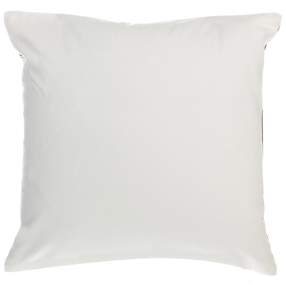 Set di 2 cuscini decorativi in cotone bianco e Nero motivo a rombi 45 x 45 cm stampa geometrica glamour arredamento moderno accessori