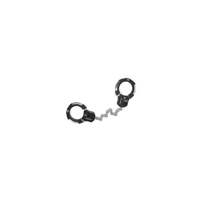 MASTER LOCK P23202 8290EURDPRO Anello di Blocco in Acciaio Temprato con Protezione ABS Lunghezza 550 mm colore Nero