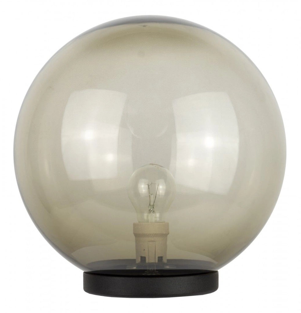 Lampada da giardino sfera bianco nero 1xE27 Ø30 SU-MA