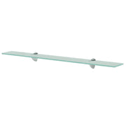 2 pz Mensole | Ripiano | Scaffale Galleggianti in Vetro 80x20 cm 8 mm