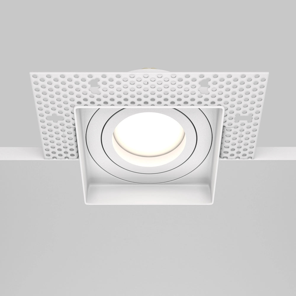 Faretto incasso soffitto Maytoni Atom bianco GU10 quadrato