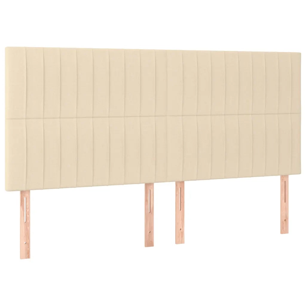 Giroletto a Molle con Materasso Crema 180x200 cm in Tessuto 3131614