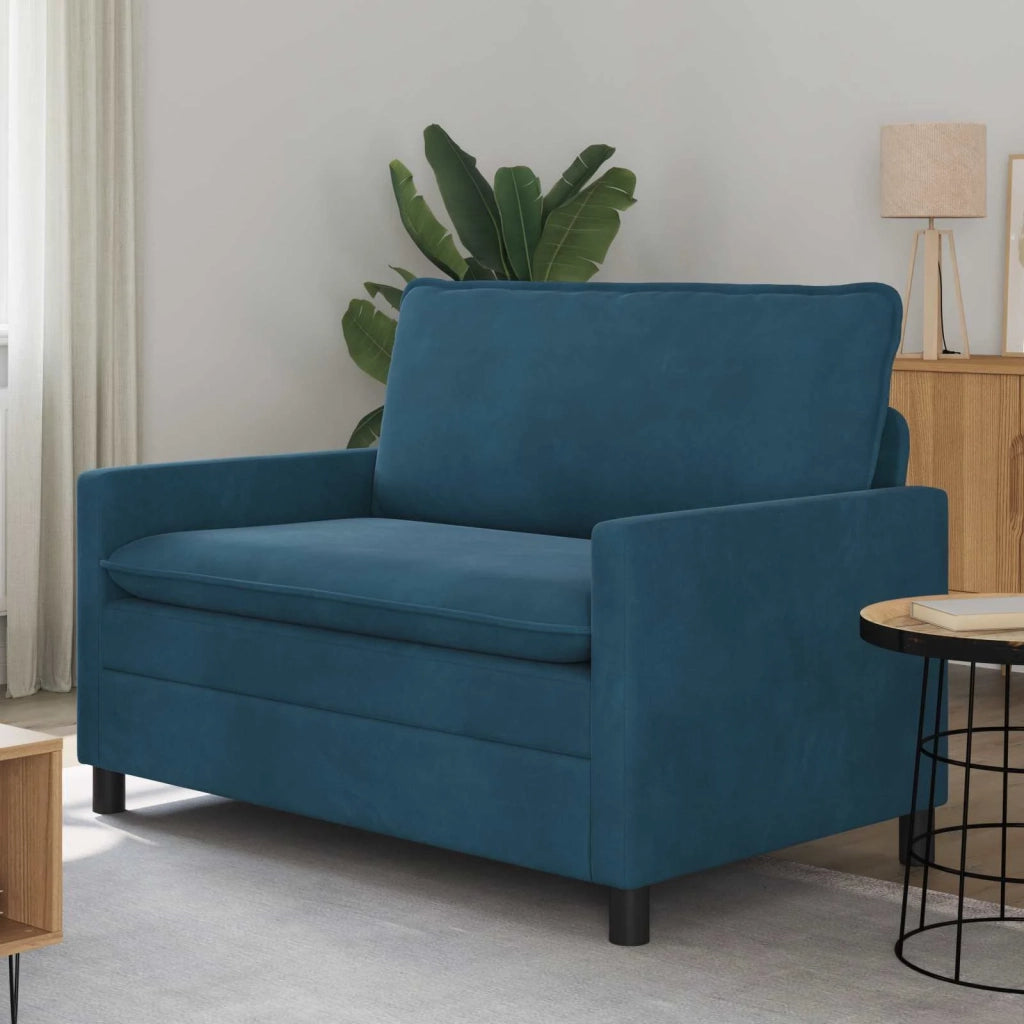 Divano Blu 126 x 81 x 87,5 cm Velluto 42028805