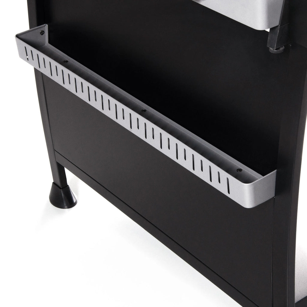 Piastra di Cottura Plancha a Gas 140x54,5x96 cm Potenza 10 kW con Coperchio in Acciaio Nero