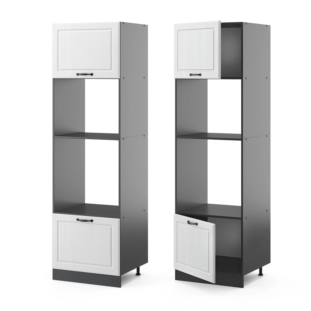 Vicco Set mobili bagno Bianco casa di campagna 60 cm