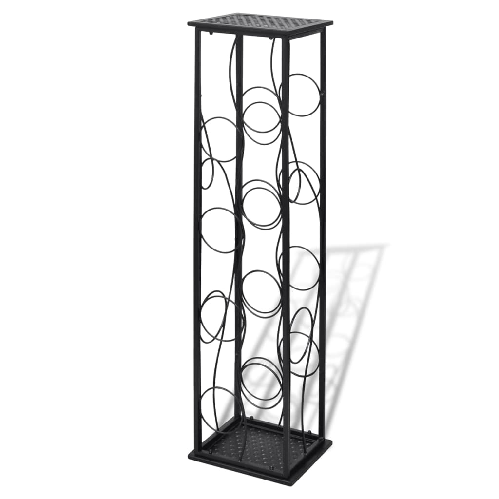 Portabottiglie per 8 Bottiglie di Vino in Metallo cod mxl 81693