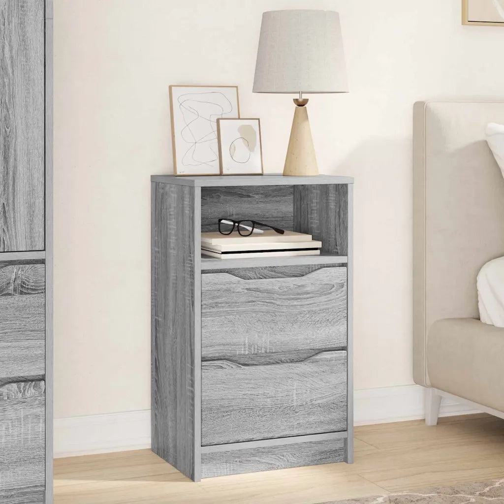 Comodino Grigio Sonoma 40 x 30 x 467 cm Legno multistrato