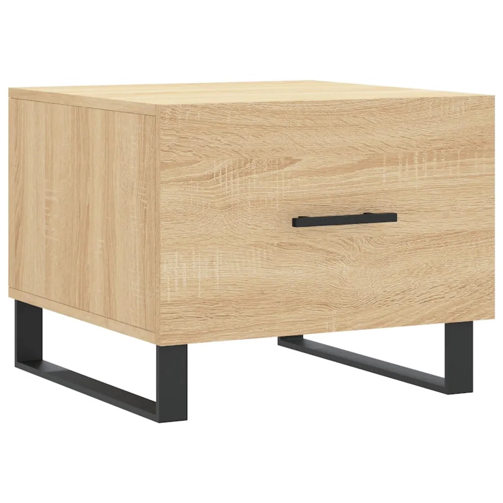 Tavolini Salotto 2pz Rovere Sonoma 50x50x40cm Legno Multistrato 829451