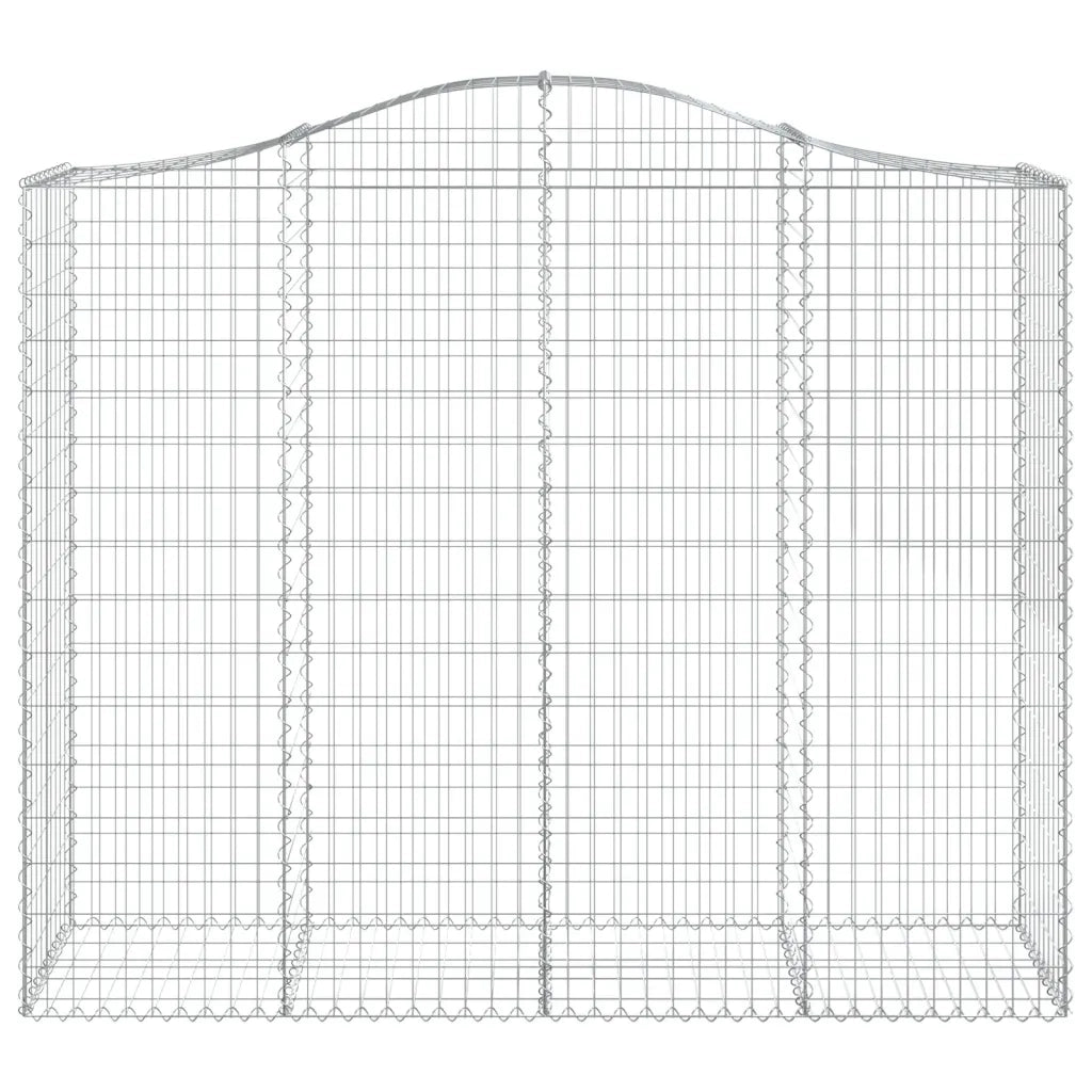 Cesti Gabbioni ad Arco 10 pz 200x50x160/180 cm Ferro Zincato 3145711