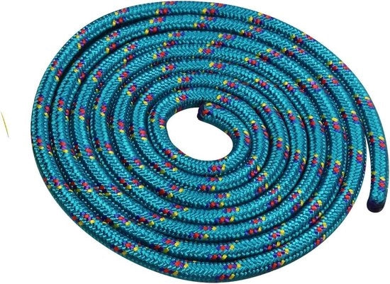Tessitura a spirale - Funzionale a spirale 3 metri verde bel disegno con maniglione
