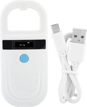 Letture di microchip RFID per animali - Scansionatore di tag di animali portatile con display OLED - Gestione di animali per cani gatti