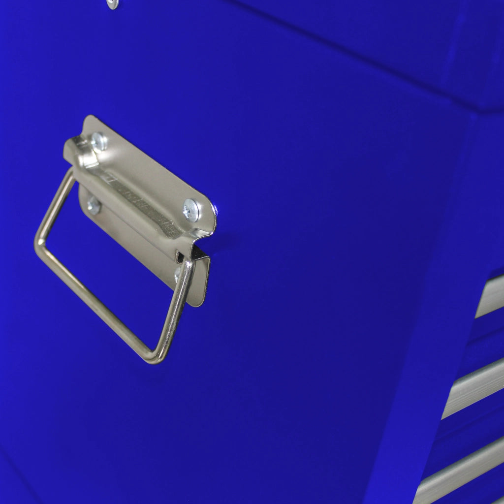 ARMADIO PORTA ATTREZZI 6 cassetti 58,3x37,5x71,8 cm Blu in acciaio