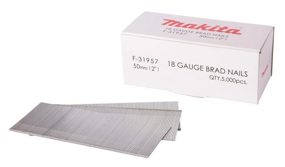 SPILLI MAKITA 18GA D.1,2 X 50mm, 5000 PEZZI  - F-31957