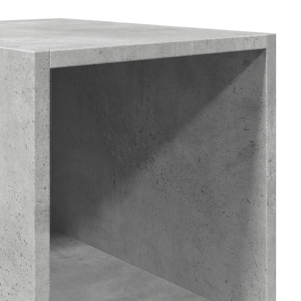 Credenza-Buffet-Armadio da cucina Grigio Cemento 30x41x185 cm in Legno Multistrato