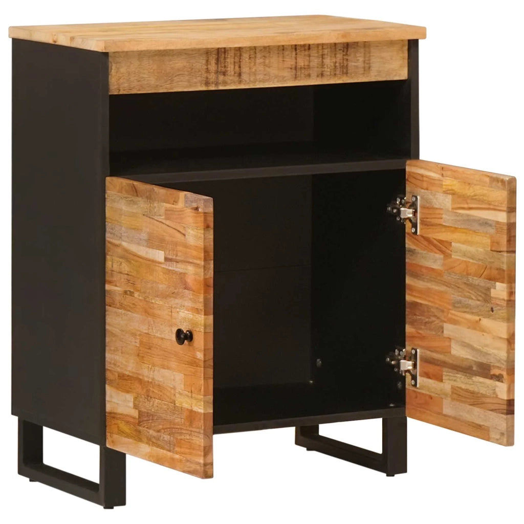 Mobile laterale Marrone 60 x 33 x 75 cm Legno di mango massello 4018321
