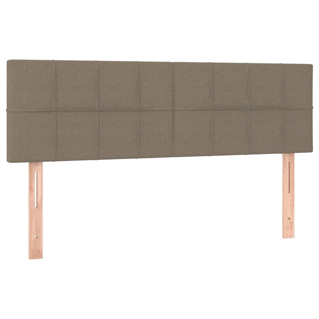 Giroletto a Molle con Materasso Tortora 140x200 cm in Tessuto
