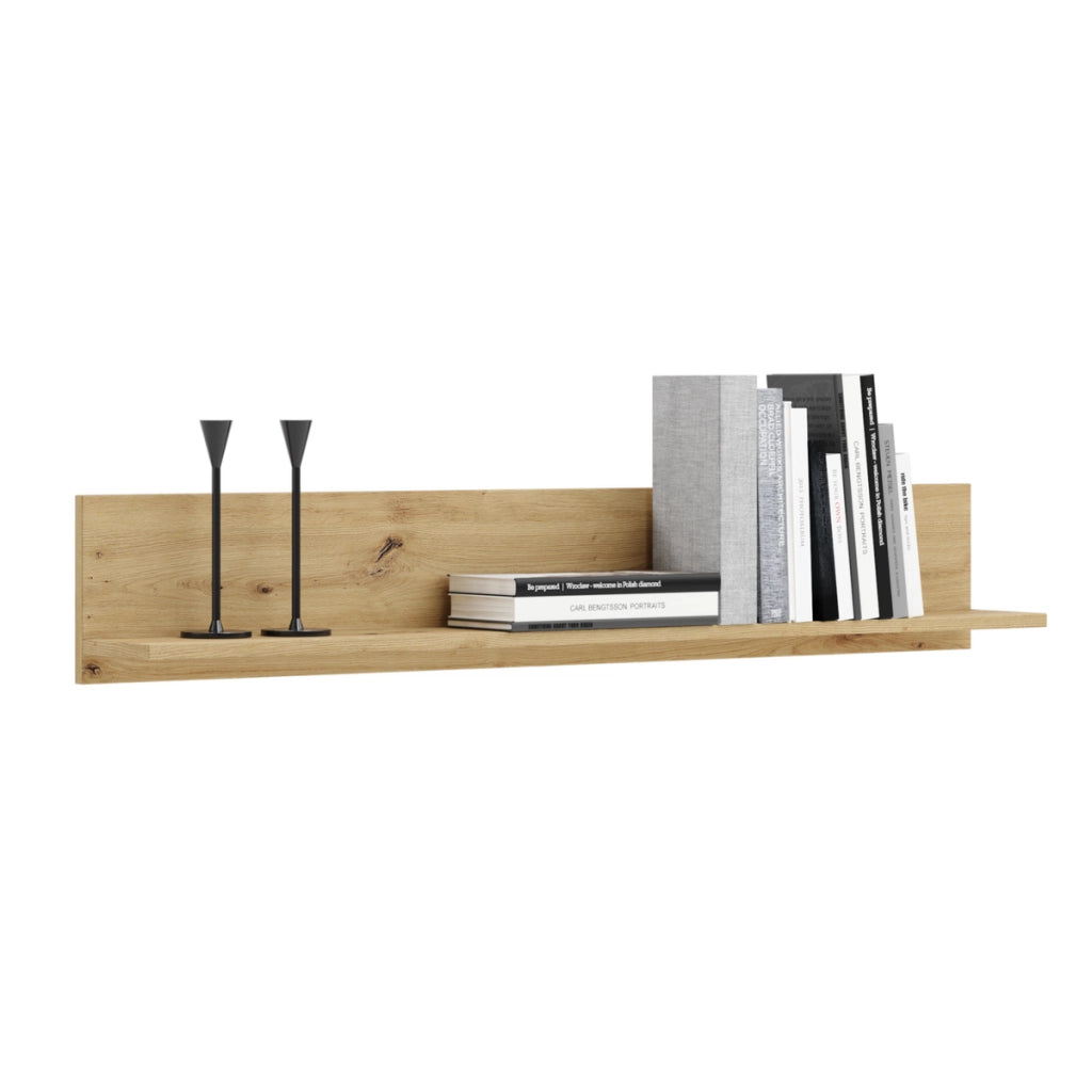 Mensola a muro Shelf 100 in Rovere Artisan