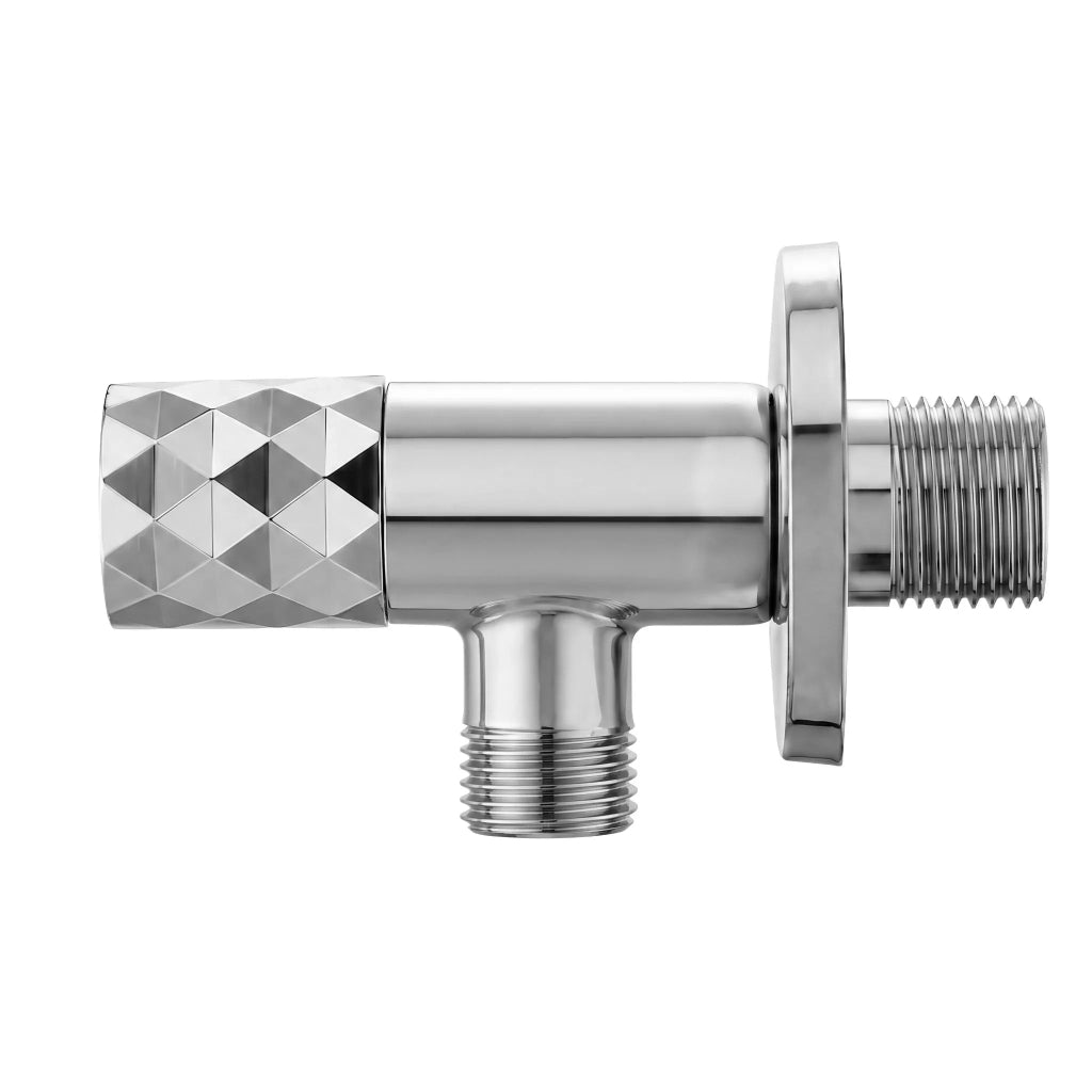 Valvola Ad Angolo Diamond 03 1/2" X 3/8" Chrome
