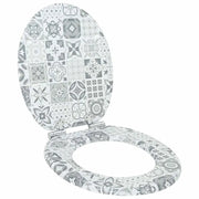 Sedile per toilette con chiusura morbida 44 x 38 cm
