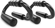 Barre di Sollevamento | Set da 2 con Gomma Antiscivolo e Struttura Stabile – Ideale per l'Allenamento in Casa