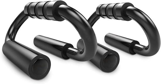 Barre di Sollevamento | Set da 2 con Gomma Antiscivolo e Struttura Stabile – Ideale per l'Allenamento in Casa