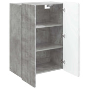 Armadietto a Muro | Mobiletto a muro Grigio Cemento 66 x 34,5 x 92 cm