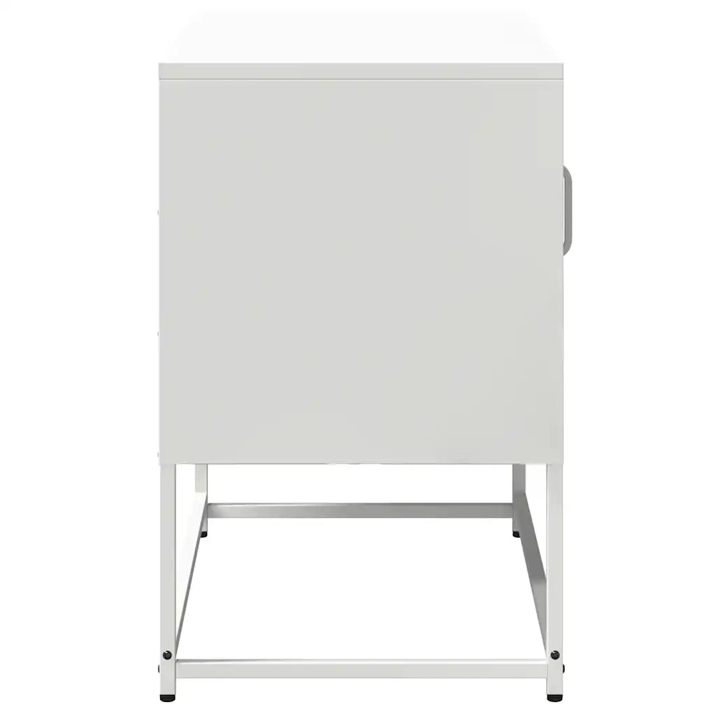 vidaXL Mobile TV Bianco 68x39x60,5 cm in Acciaio