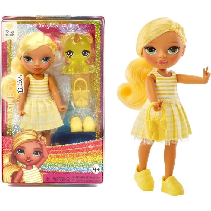 Rainbow High Littles - bambola da 15 cm + animale domestico - Giallo - dai 4 anni in su