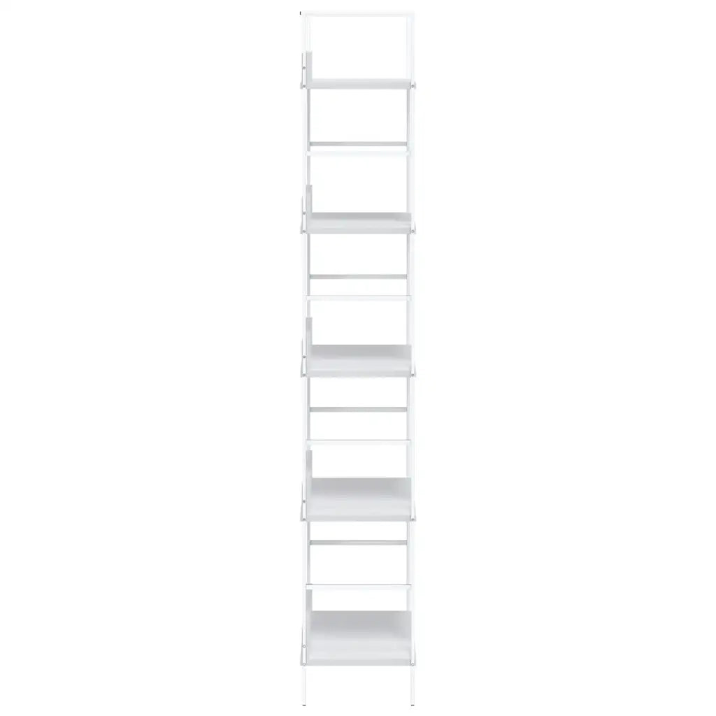 Libreria a 5 Ripiani Bianca 60x27,6x158,5 cm in Truciolato cod mxl 7539