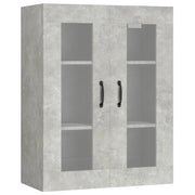 Mobile contenitore a parete pratico e dal design moderno 69 x 34 x 90 cm in legno grigio cemento 02_0048026