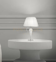 LUMETTO RAVEL CRISTALLO E CROMO ATTACCO E14 1 LUCE H. 29+17CM