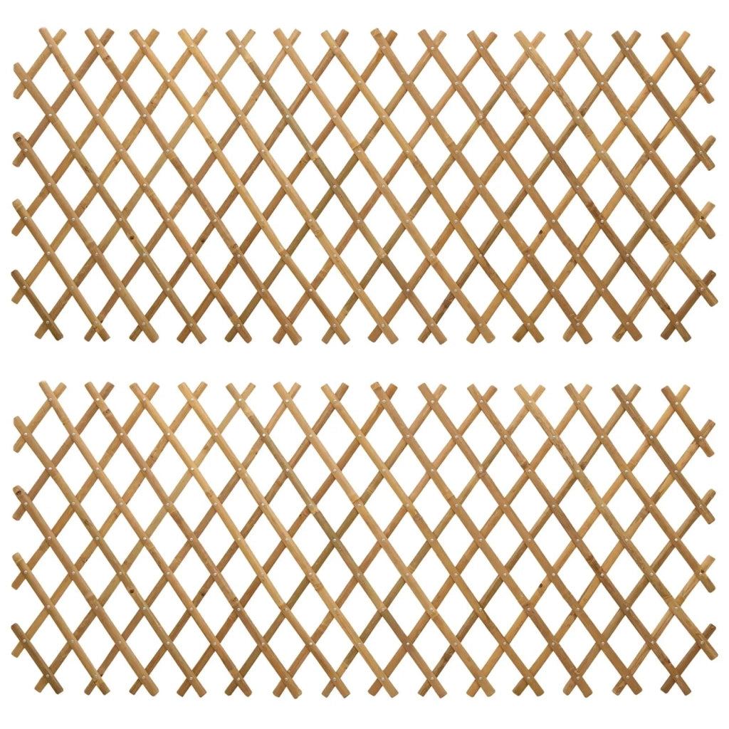 Recinto Trellis Espandibile 2 pz Marrone Chiaro 100 x 105 cm CFW9078196