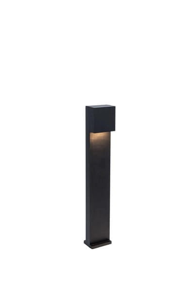 Paletto giardino LED Lutec GEMINI XF nero 800lm IP54