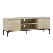 Mobile porta TV mobile porta TV per soggiorno mensola 140 x 40 x 50 cm effetto rovere chiaro 03_0010065