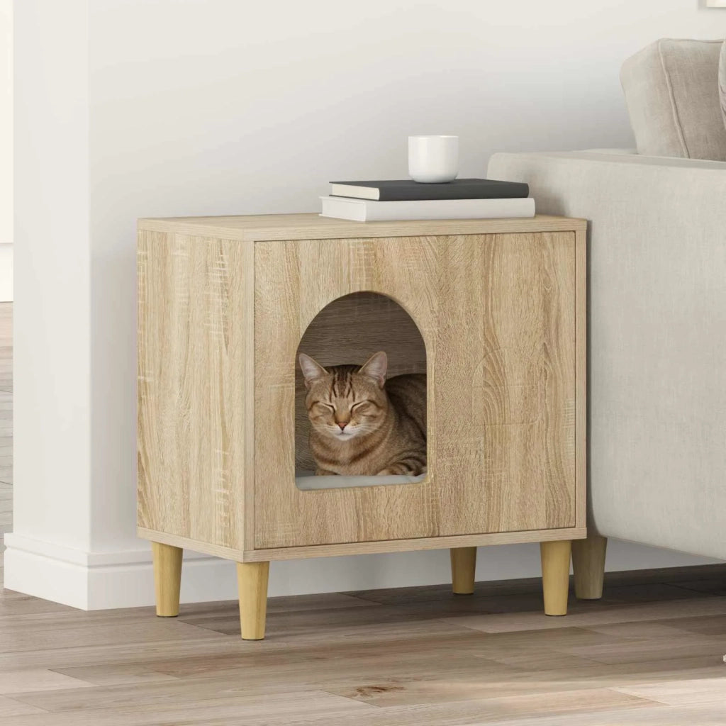 Casa per Gatti Sonoma 51 x 30 x 52 cm Legno multistrato