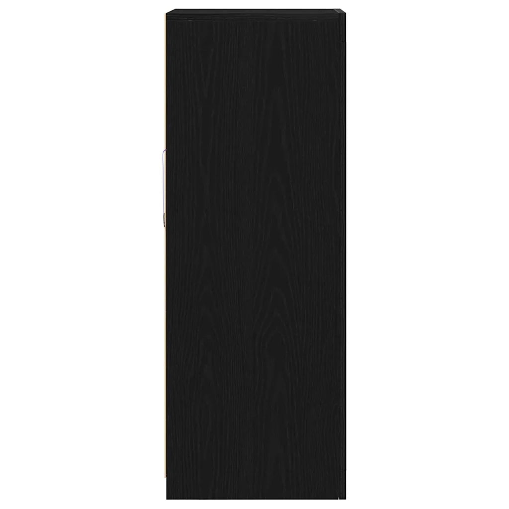 Credenza-Buffet-Armadio da cucina Nero 41 x 37 x 100 cm Legno multistrato