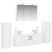 Set di mobili per il bagno 6 pcs Bianco 3407143