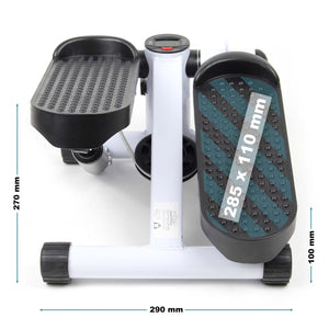 LUXTRI Stepper 41x30x18cm con computer per allenamento Fitness gambe & glutei Ministepper elastici