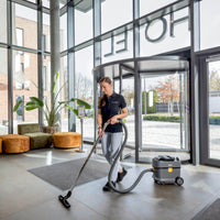 KARCHER Aspirapolvere Professionale a batteria T 15/1 Bp - Capacità del contenitore: 15 l - Materiale vano di raccolta: Plastica con materiale riciclato  - Rumorosità: 57 dB(A)