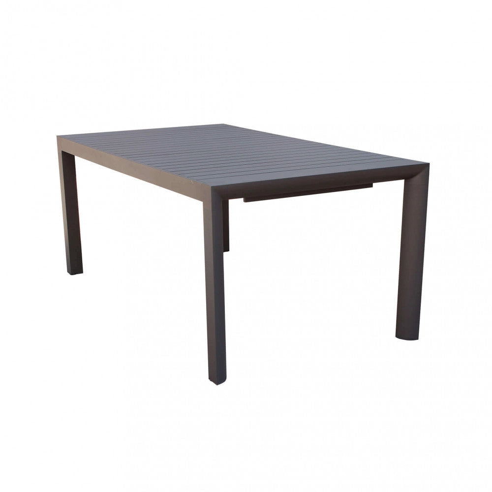 Tavolo Allungabile Houston 160/240x100x74 h cm in Alluminio Taupe